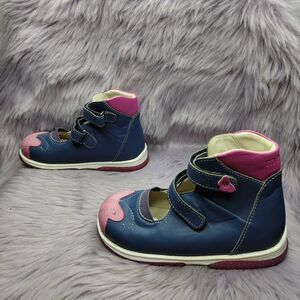 Memo Leather Toddler Orthopedic High-Top Ankle Support Mary Jane Sz 30 EU 13 US